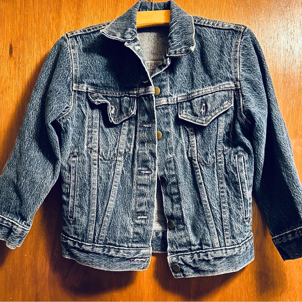 Kids Denim Jacket in Classic Blue